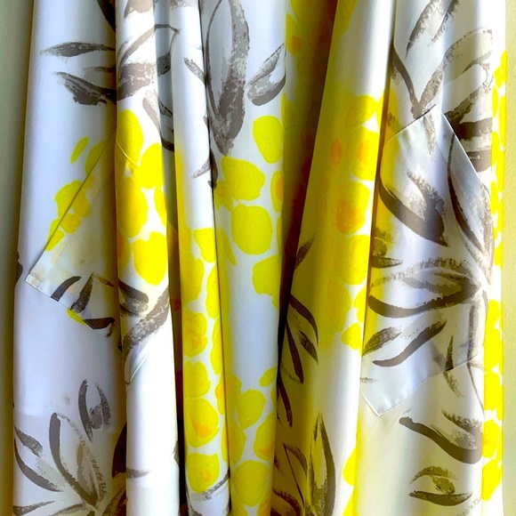 Slip on silky dress big pockets - Picture 2 of 4